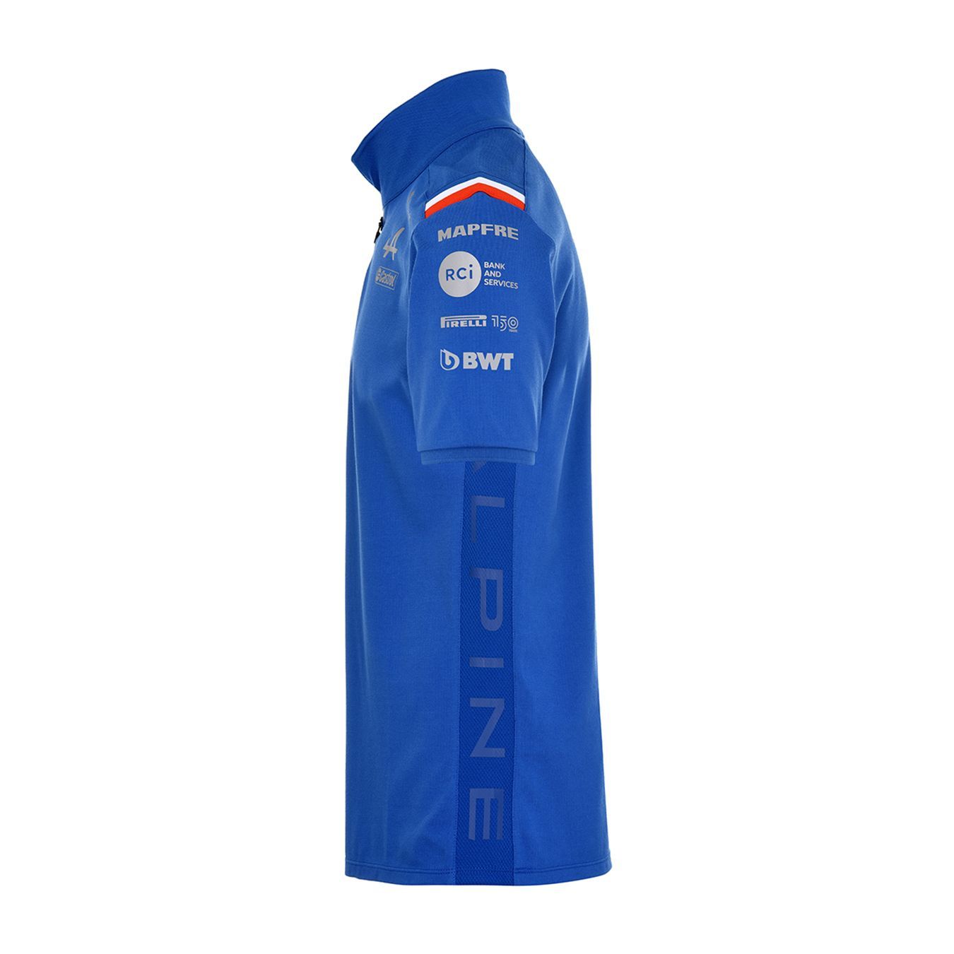Alpine F1 Kurzarm-Polo blau fuer Kinder