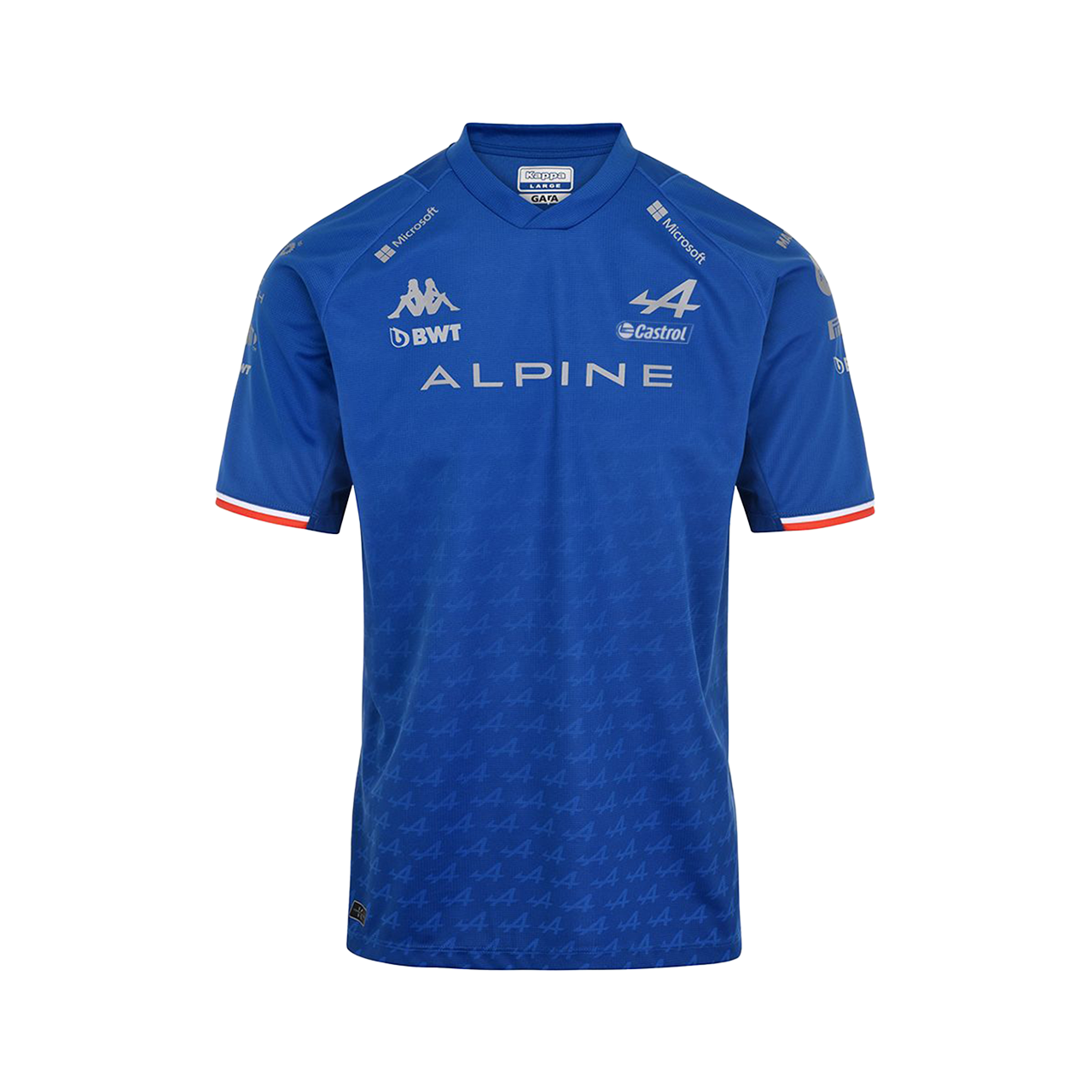 Alpine F1 Ocon Kurzarm-Polo blau für Herren