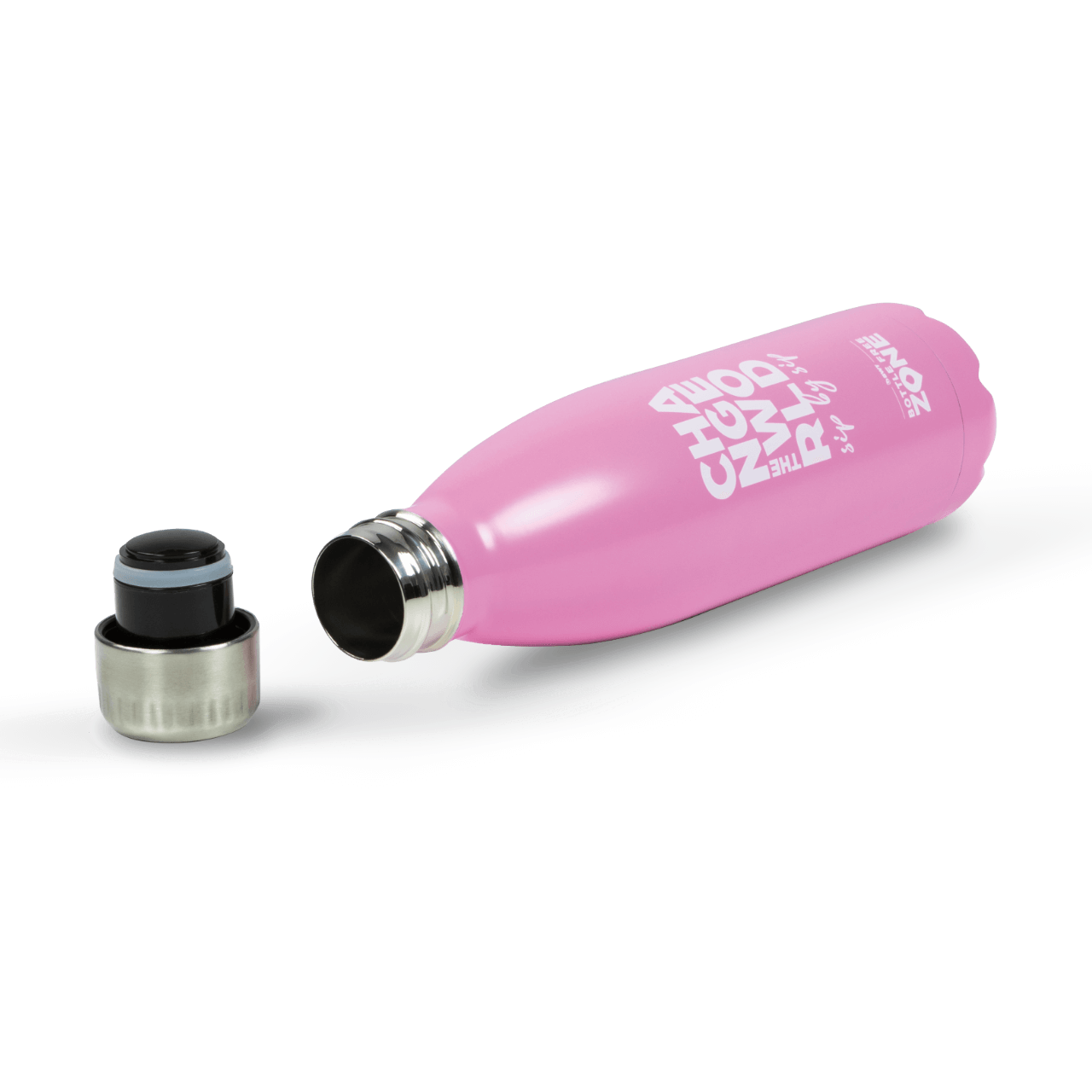 BWT Climate Bottle pink mit silber Verschluss 