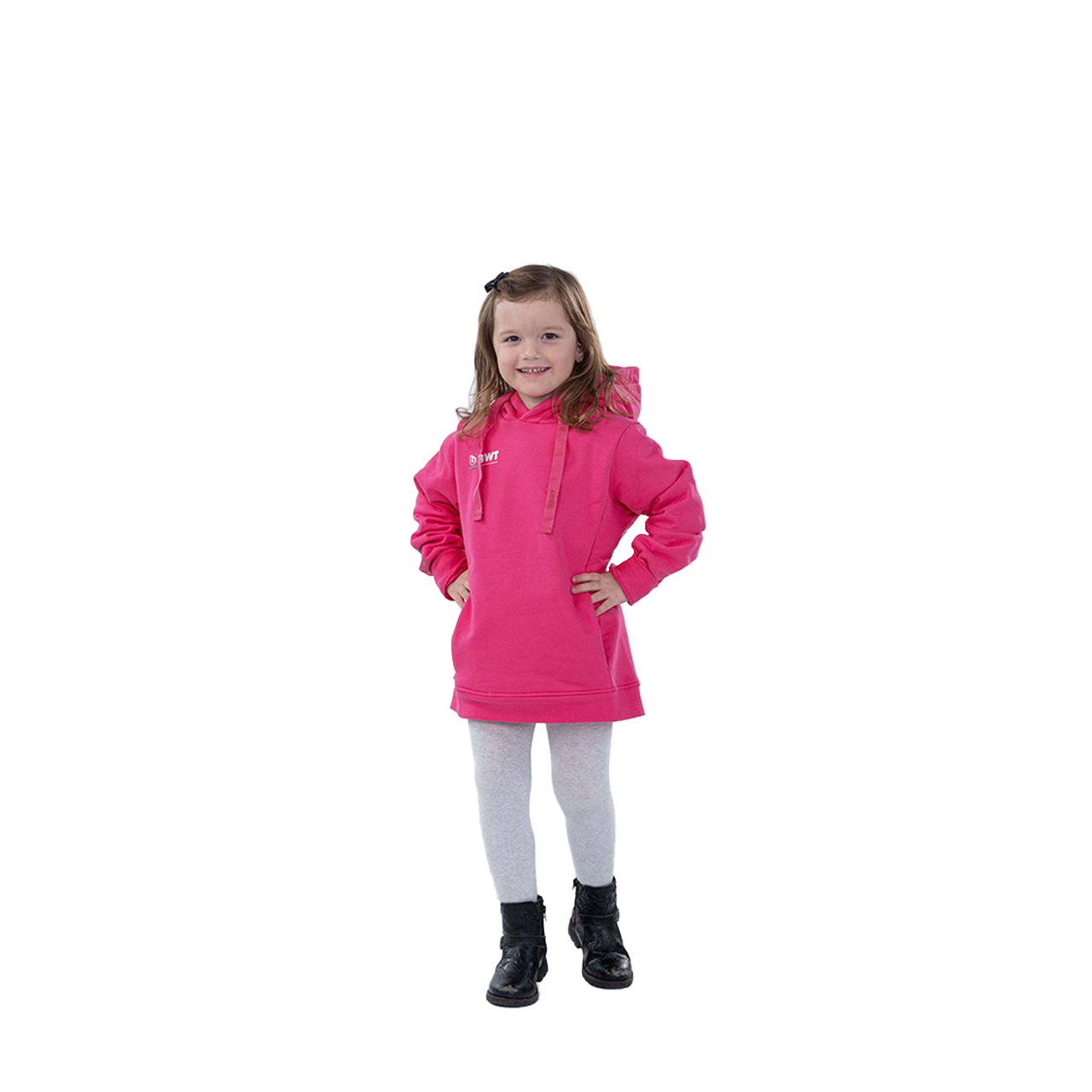 Kapuzenpullover Kinder Magenta