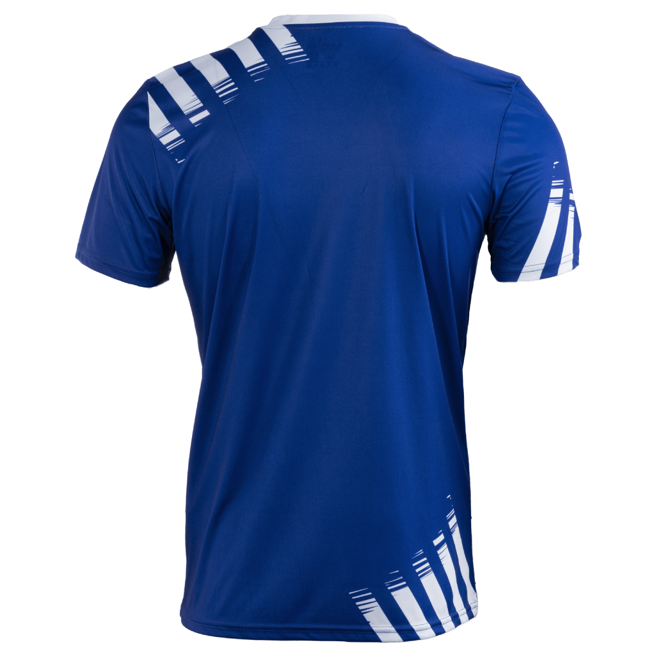 Rückseite des BWT One Fußballtriko Shirt in blau mit weißen Akzenten