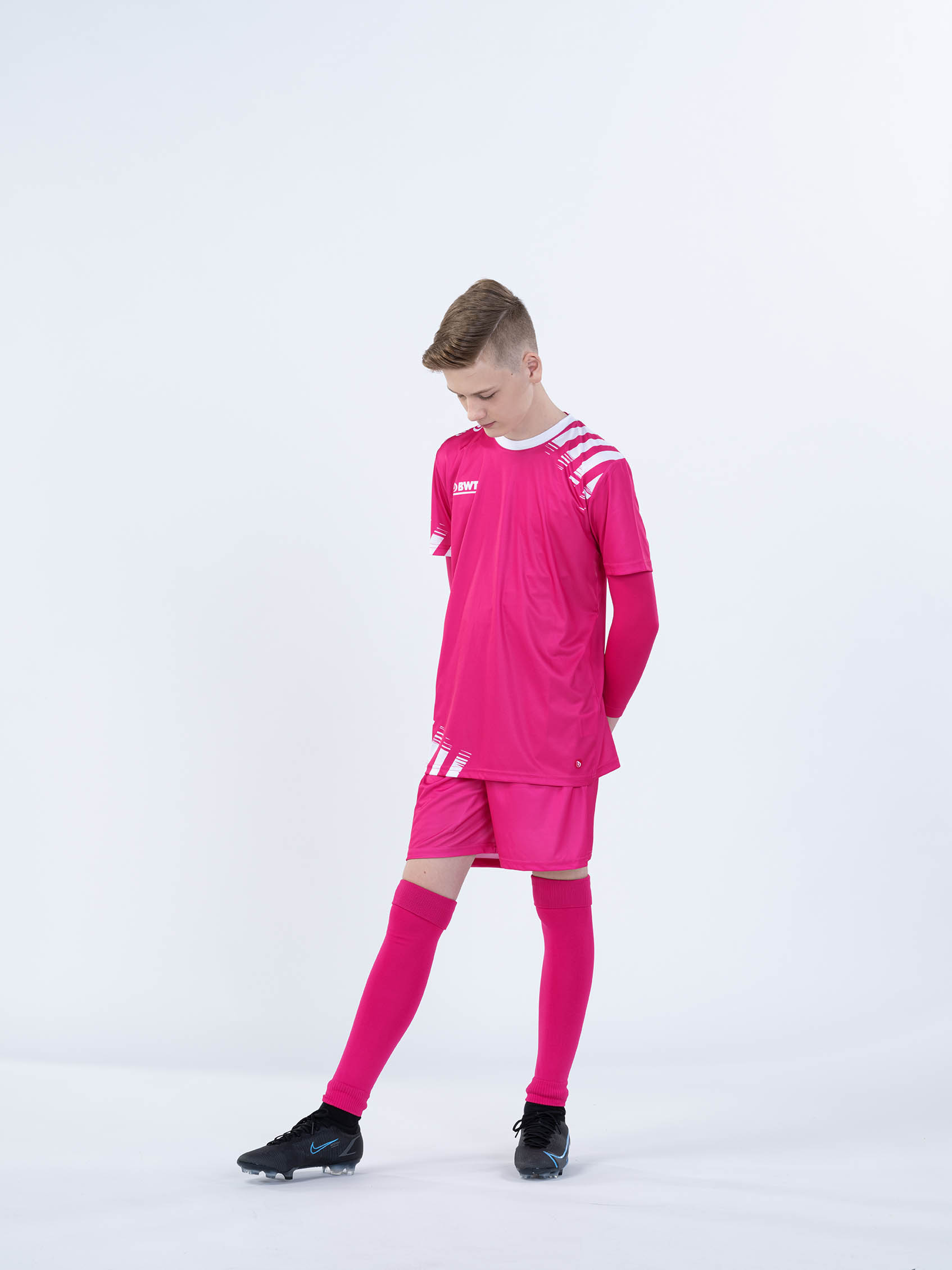 Kinder Fußballbekleidung Magenta
