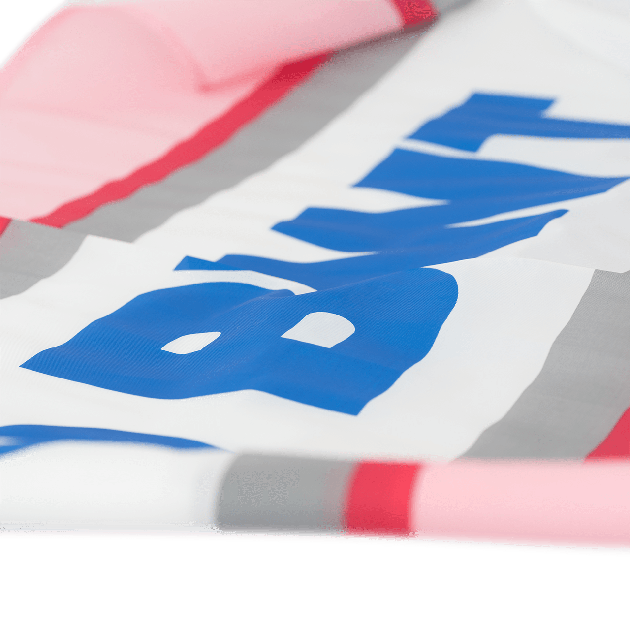 BWT Fahne in der Farbe pink,blau und weiß